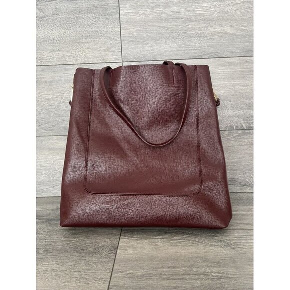 Nico and Olive large shoulder bag burgundy bag - Picture 2 of 5